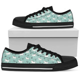Horse Shoes Women's Low Top Green Shoe