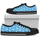 Blue Shoes Women's Low Top Horse Shoes