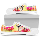 Women's Low Tops Butterfly Shoes (White Sole)