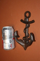 12) pcs, Anchor Wall Hook, Nautical decor for the home, Nautical decor for the bath, anchor towel hook, anchor hat hook,, N-26~