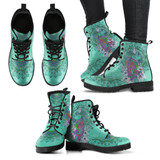 Peacock Boots Mandala Women's Leather Boots