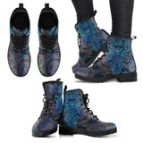 Elephant Mandala Boots Women's Leather Boots Elephant Boots