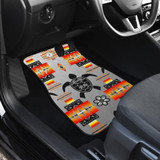 Turtle Car Mats Gray Front And Back Car Mats (Set Of 4)