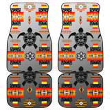 Turtle Car Mats Gray Front And Back Car Mats (Set Of 4)