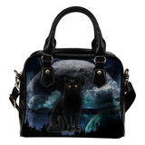 Cat Handbag Cat Planet Shoulder Handbag