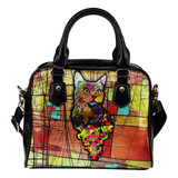 Cat Handbag Surreal Cat Shoulder Handbag