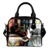 Cat Handbag Art Cat Shoulder Handbag