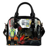 Art Cat Shoulder Handbag Cat Handbag
