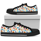 Multi-color Cat Shoes Women's Low Top Shoe
