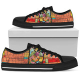 Multi-color Cat  Shoes Women's Low Top Shoe
