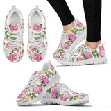 Watercolor Floral Shoes Women's Sneakers