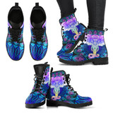 Elephant Bohemian Boots Mandala Hippie Boots Women's Leather Boots