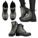 Mandala Boots Women's Leather Boots Chakra Boots