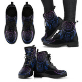 Purple Dreamcatcher Women's Leather Boots