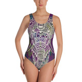 Elephant Mandala One-Piece Swimsuit