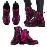 Gotham Boots  Women's Leather Pink Boots