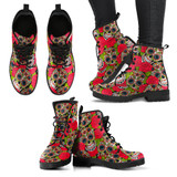 Day of The Dead Boots Sugar Skull Boots Casual Boots