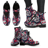 Day of The Dead Boots Sugar Skull Casual Boots