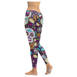 Day of the Dead Mexican Sugar Skull Leggings