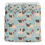 Pug Premium Bedding Set King Duvet Covers 2 Pillowcases