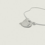Cat Necklace 925 Sterling Silver Pendant Jewelry for Women Girls