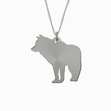 Wolf Necklace 925 Sterling Silver Pendant