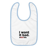 RBT Logo Embroidered Baby Bib