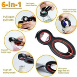 6 in 1 Multi Function Jar/Bottle Opener