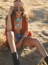 Knitting Hollow Split Tassels Cover-Ups