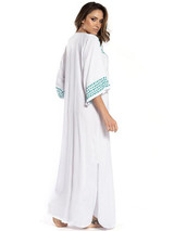 Loose Cotton Printed Cover-ups Swimsuit