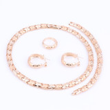 Gold Color Jewelry Sets For Women Wedding