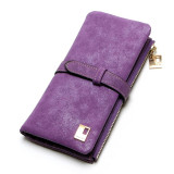 Women Leather Zipper Wallet