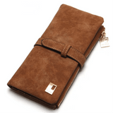 Women Leather Zipper Wallet