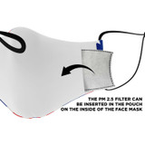 American Facemask With 2 PM2.5 Filter