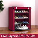 Dustproof Home Shoe Racks Organizer Multiple Layers Shoes Shelf Stand Holder Door Shoe Rack Save Space Home Wardrobe Storage