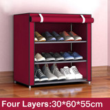Dustproof Home Shoe Racks Organizer Multiple Layers Shoes Shelf Stand Holder Door Shoe Rack Save Space Home Wardrobe Storage
