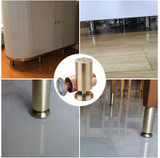 Myhomera Furniture Feet Leg Adjustable 80mm-150mm Cabinet Sofa Legs 150-250KG Load Cupboard Coffee Table Bathroom Protect Foot