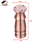 Myhomera 80mm-150mm Furniture Feet Leg Adjustable Cabinet Sofa Legs Aluminum Cupboard Coffee Tea Table Bathroom Protective Foot