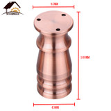 Myhomera 80mm-150mm Furniture Feet Leg Adjustable Cabinet Sofa Legs Aluminum Cupboard Coffee Tea Table Bathroom Protective Foot