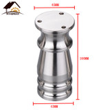 Myhomera 80mm-150mm Furniture Feet Leg Adjustable Cabinet Sofa Legs Aluminum Cupboard Coffee Tea Table Bathroom Protective Foot