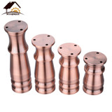 Myhomera 80mm-150mm Furniture Feet Leg Adjustable Cabinet Sofa Legs Aluminum Cupboard Coffee Tea Table Bathroom Protective Foot