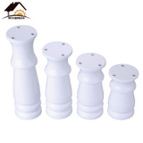 Myhomera 80mm-150mm Furniture Feet Leg Adjustable Cabinet Sofa Legs Aluminum Cupboard Coffee Tea Table Bathroom Protective Foot