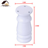 Myhomera 80mm-150mm Furniture Feet Leg Adjustable Cabinet Sofa Legs Aluminum Cupboard Coffee Tea Table Bathroom Protective Foot