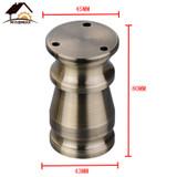 Myhomera 80mm-150mm Furniture Feet Leg Adjustable Cabinet Sofa Legs Aluminum Cupboard Coffee Tea Table Bathroom Protective Foot