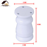 Myhomera 80mm-150mm Furniture Feet Leg Adjustable Cabinet Sofa Legs Aluminum Cupboard Coffee Tea Table Bathroom Protective Foot