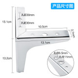 5" Heavy duty furniture support feet Thicken steel legs for Chairs TV Cabinet Wardrobe sofa bed Feet Mat hardware accessories