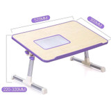 Foldable Bed table Computer Desk with Fan simple Study Table Liftable Laptop desk Students Dormitory Reading Studying and Work
