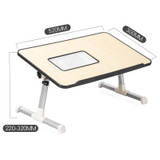 Foldable Bed table Computer Desk with Fan simple Study Table Liftable Laptop desk Students Dormitory Reading Studying and Work