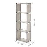 4/3/2 layer Bookcase Simple Assembled Bookshelf Corner Closet Sundries Book Storage Organizer Shelf for Kids Book Rack Furniture
