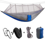 Outdoor Mosquito Net Parachute Hammock Camping Hanging Sleeping Bed Swing Portable Double  Hammock 1-2 Person